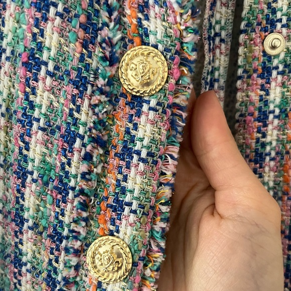 MAJE Renizam Multicolor Tweed Dress - NWT - Size 36 / Small - Picture 9 of 16